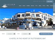 Tablet Screenshot of bayviewhotel.co.za